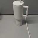 Simple Modern 40 oz Trek Tumbler with Handle and Straw Lid | Cup Holder Friendly Insulated Stainless Steel Travel Mug | Winter White