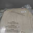 Chair Cushions for Dining Chairs Set of 4, Non Slip Kitchen Chair Pads, 17" x 16" x 2", Indoor Dining Chair Cushions with Ties, D-Shaped Seat Cushions for Kitchen Chairs, Beige