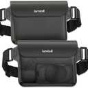 Lamicall Waterproof Fanny Pack, Cruise Essentials 2025 - [Elastic Waist Strap] Dry Bag Pouch, Travel, Boat, Paddle, Kayak, Beach, Swimming Accessories, 8.7” for iPhone 17 16 15 14 13 Pro Max Air, PCS 4