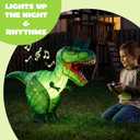 JOYIN Remote Control Inflatable Dinosaur Toy, 2.4GHz Toy with 360 Rotation& Walking, Forward & Backward, Rechargeable Electric Outside Toys for Kids Boys Age 6-12 Birthday Gifts