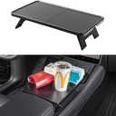 KUNIST Mini Table Tray for 2026 Tesla Model Y Center Console Foldable Food Eating Table Laptop Desk for 2021-2026 Tesla Model Y & 2020-2025 Model 3 Accessories (with Storage Bag