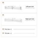 STARLATTA Foldable Drying Rack Clothing, 3-Tier Portable Clothes Drying Racks for Indoor & Outdoor, Anti-Rust Compact Laundry Rack Collapsible, White 29" D x 14" W x 41" H