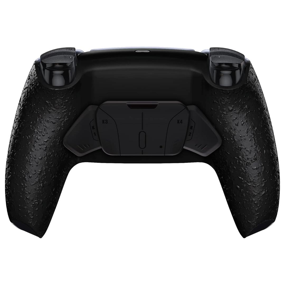 eXtremeRate Textured Black Programable RISE4 V4 Remap Kit for PS5 Controller BDM-030 040 050 060, Upgrade Board & Redesigned Back Shell & 4 Back Buttons for PS5 Controller - Controller NOT Included,  Textured Black