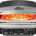 BIG HORN OUTDOORS Pizza Oven Indoor, 14 Inch Electric Countertop Oven with 6 Preset Modes, Perfect Pizza Maker Machine for Home, Pizza Cooker with Pizza Stone and Pizza Peel, Stainless Steel