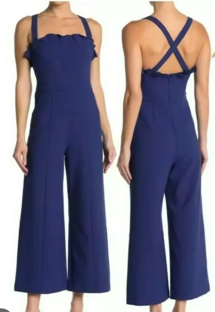 Size 2 Women Summer Dressy Jumpsuits Sleeveless Casual Wide Leg Pants Romper Jumper 2025 Trendy Fall Outfits