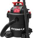 Vacuum Wet and Dry 6 Gallon, 4 Peak HP for Home, Garage, Car, Workshop, Jobsite, Pet Hair, Wet Vacuum Cleaner with Powerful Suction, Air Flow 85 CFM, 3-in-1 Wet/Dry/Vacuum with Blower