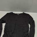 WIHOLL Lounge Sets for Women 2 Piece Vacation Outfits Long Sleeve Tops with Side Ruched Wide Leg Pants Matching Sets (Small)