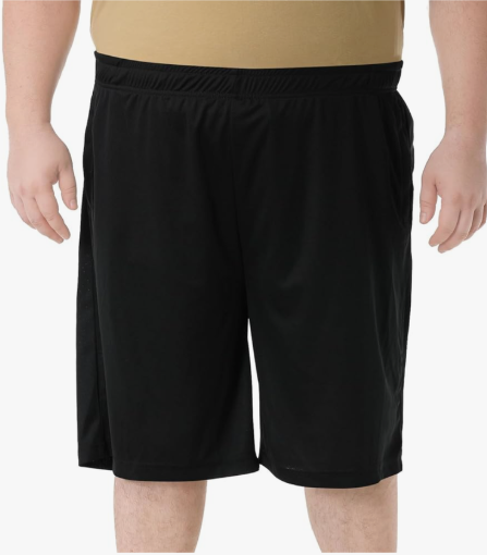 Men's Basketball Shorts Athletic Lightweight Dry-Fit Training Workout Shorts Zipper Pockets (Regular & Big and Tall XL