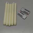 Homemory 6 Pcs Wax Flameless Taper Candles with Remote Timer and Dimmer, LED Candle Sticks with Flickering Light, Ivory Battery Operated Window Candles, 9.6 Inches for Wedding Home Indoor Decoration