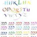 Kuretake ZIG Calligraphy Marker Pens, 24 Colors set, 2mm & 3.5mm Dual Tip Markers, for Writing & Hand Lettering, for Professional, Beginner, Water-based dye ink, Made in Japan