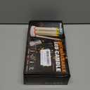 Rechargeable Flameless Taper Candles 6 Pcs LED Taper Flickering Candles with Charging Station and Remote Timer for Wedding Christmas Home Decor