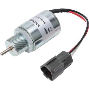 MaySpare Fuel Shut Off Solenoid SA-3725-12 for Mitsubishi L2E L3E S3L S4L Engine Volvo EC15 Toro 223D Mahindra Max 28 Tractor 12VDC