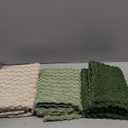 Kevin Textile Spring Throw Pillow Covers Pack of 4 Spring Super Soft Boho Corduroy Decorative Pillow Covers Cases Solid Color Plush Texture Throw Pillows for Sofa Couch Chair 18x18 Inch, Green