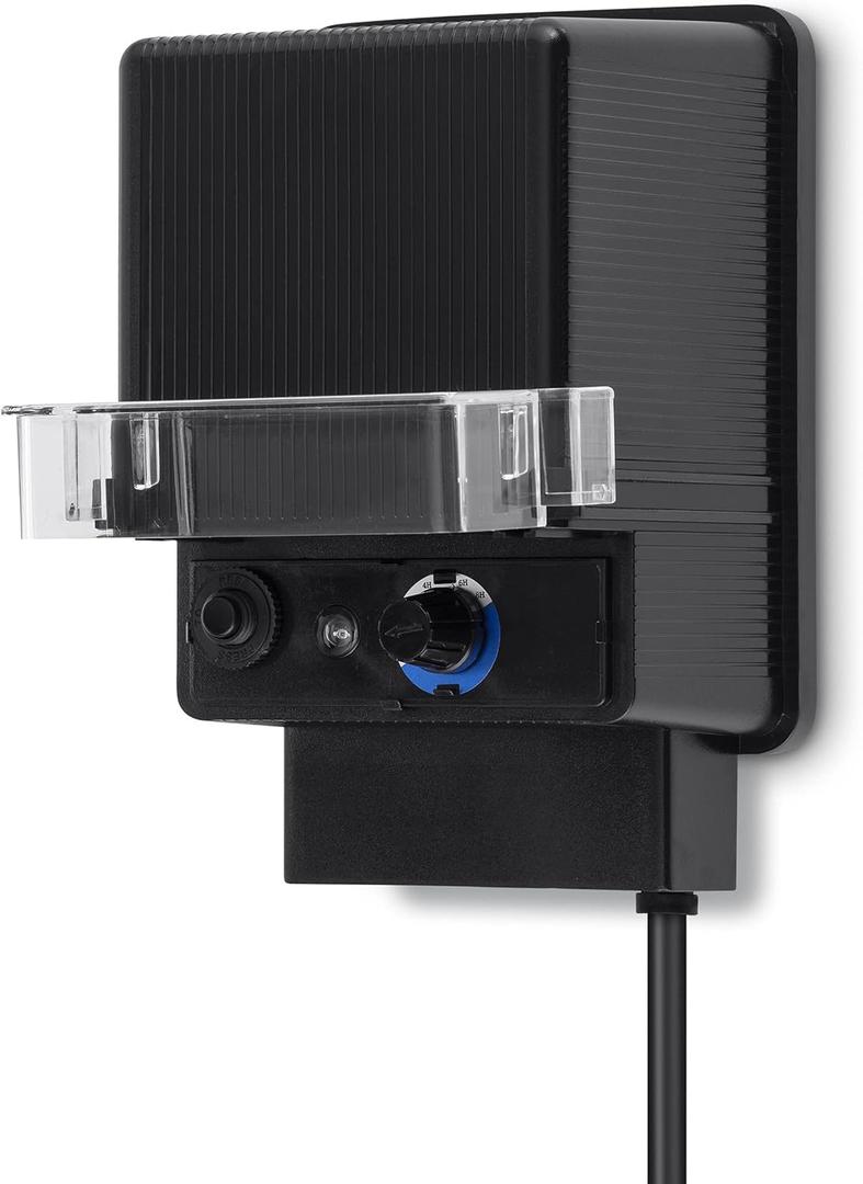 Alpine Corporation Outdoor 100 Watt Transformer with Photo Cell and Timer for Ponds and Fountains