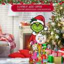 2 x Large Christmas Decorations Calendar Sign, Christmas Advent Calendar Cardboard Cutout Standup for Xmas Home Indoor Decor