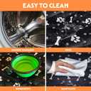 TGWF Dog Seat Cover - 60/40 Split Rear Seat Pet Cover - 6 in 1 Configurations, Protector Mat and Trunk Cargo Liner for SUV, Truck or Car, Paw & Bones, Premium Cover, Xtra Thick Material Construction