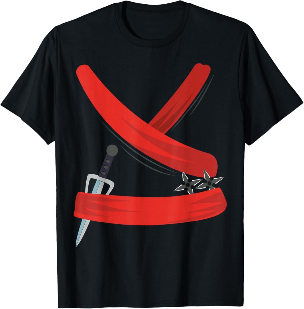 Ninja Costume Halloween Lover Ninja Uniform T-Shirt, S Size
