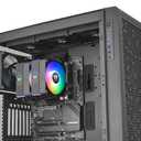 Thermaltake ASTRIA 600 ARGB CPU Cooler, Compatible with Latest Intel LGA 1851/1700 and AMD AM5 CPU, Dual Tower, 265W TDP Cooling Power, CL-P121-CA12SW-A