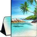 Case for All-New Amazon Fire HD 10 Tablet (13th Generation 10.1", 2023 Release),Slim Lightweight Smart Shell Stand Cover with Auto Wake/Sleep for Fire Tablet 10 2023,Beach Palm Trees