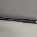 30in Baseball Bat, Alloy Steel Heavy Duty Weighted Baseball Bat, Metal Bats Black, 2in Barrel