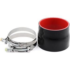 Straight Reducer Coupler Silicone Hose ID 3-3/4-inch to 4-inch 4-Ply with Stainless Steel T-Bolt Clamp for Turbo/Intercooler/Intake Piping