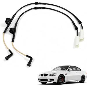 Front and Rear Brake Pad Wear Sensor Replace# 34356789445/34356789440 Compatible with 328i 128i 135i 325i M3 E81 E91 E92 330i E82 335i E87 E88 E90 E93 Replace Brake Pad Wear Sensors