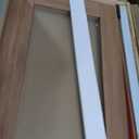 FREDBECK Bifold Door for 36x80 Opening (Double 18x80),Glass Interior Doors