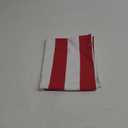 GORGECRAFT 1pcs Red & White Striped Beach Sling Chair Replacement Canvas, 435*1150mm, Modern Style, Portable, Outdoor Use