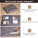 Blue&Black Checkered Diamond-Pattern Computer Chair Mat for Hardwood, 60" x 75"Office Mat for Hardwood Floor with Non-Slip Back, HeavyDuty Office Chair Rug for Hardfloor,LowPlie Carpet Floor Protector