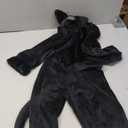 fun shack Black Cat Costume For Girls, Kids Black Kitty Cat Halloween Outfit, Cute Kitten Girl Dress Up Costume (Large)