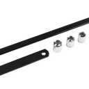 Performance Tool W84010 8 pc Long Handle Serpentine Belt Tool Kit for Spring-Loaded Idler Pulleys - Includes Crowfoot Wrenches and Sockets