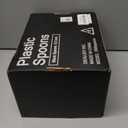 360 Count Black Plastic Spoons Disposable, BPA-Free, Heat Resistant, Solid and Durable Disposable Spoons Heavy Duty Bulk, Premium Spoons plastic disposable for Party Supply