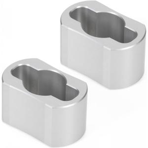 2 Pieces Aluminum Tailgate Hinge Bushing Compatible with Nissan Titan 2005-2024, Replace 93470-ZH000 93470-9FV3A Bushing (Rear Left & Right Side)