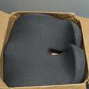 Office seat Cushion, Chair Cushion, Buttock and hemorrhoid Cushion, Memory Foam Chair Cushion, Long-Term Sitting Back Protection Wonder, Buttock Cushion (Black mesh)