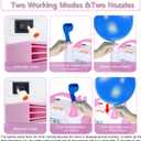 Electric Balloon Pump, Portable 2 Modes Balloon Blower Machine with 14 Balloon Arch Kits, Air Pump for Balloon, Balloon Inflator for Party Decoration