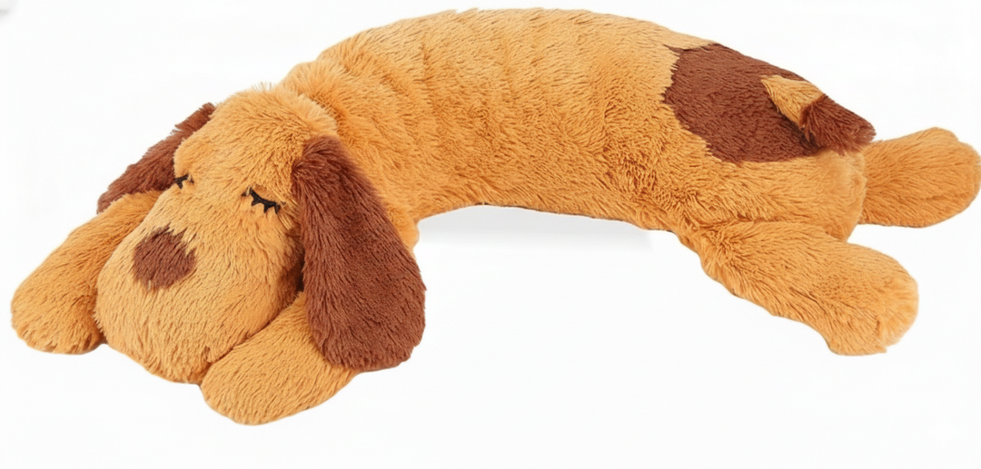 Heartbeat Puppy Toy, Comfort Cuddler Pillow, Dog Anxiety Relief Calming Aid,Heartbeat Stuffed Toy for Dogs,Puppy Heartbeat Toy Sleep Aid,Dog Heartbeat Toy for Pet