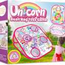 YOTOY Bean Bag Toss Game for Kids Outdoor Toys Age 3-8 Years Old: Unicorn Party Games, Backyard Yard Activities Outdoor Toys for Toddler, Birthday Gift for Girls 3 4 5 6 7 8 Year Old