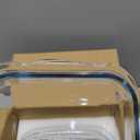 KOMUEE 8 Pieces Glass Baking Dish with Lids Rectangular Glass Baking Pan Bakeware Set with Lids, Baking Pans for Lasagna, Leftovers, Cooking, Kitchen, Fridge-to-Oven, Gray