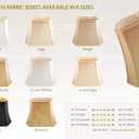 Royal Designs, Inc. BS-710-14AGL Rectangle Cut Corner Basic Lamp Shade, (6x8) x (9x14) x 10.5, Antique Gold