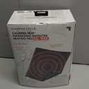 Calming Heat XXL Wide Massaging Vibrations Weighted Heating Pad by Sharper Image | Auto Shut-Off Feature, Gift for Holidays, Women & Men | 3 Heat, 9 Massage, 20 x 24, 5 lbs