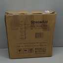 SpaceAid 5 Tier Rotating Bookshelf Tower, Spinning Bookcase Lazy Susan, Revolving 360 Book Shelf Storage Round Carousel, Vertical Rotate Turning Spiral Corner Organizer, White