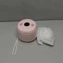 Dental Ultrasonic Retainer Cleaner Machine - Dental Cleaning Pod for Denture, Mouth Guard, Aligner, Night Guard, Braces, Toothbrush Heads, Jewelry, 45kHz Retainer Cleaner with Digital Timer & 200ML (Pink)