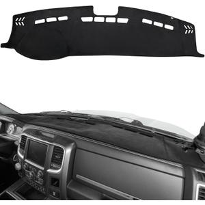 JOYTUTUS Dash Cover Dashboard Cover Mat Compatible with 2010-2018 Ram 1500 2500 3500 & 2019-2024 Ram 1500 Classic Model, Car Interior Dash Covers, Dash Board Cover for Car Trucks, Never Fade Dashmat