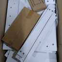 Vanity Desk with Mirror & Lights, White Makeup Desk with Drawers & Cabinet, 3 Lighting Modes & 10 Brightness, Vanity for Bedroom & Dressing Room