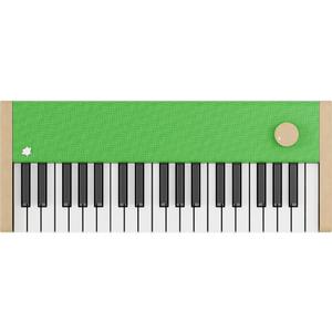 Loog Digital Piano - Portable Keyboard for Beginners with Musician Grade Sound, MIDI Over USB-C Rechargeable Musical Educational Instrument (Loog x Duolingo piano)