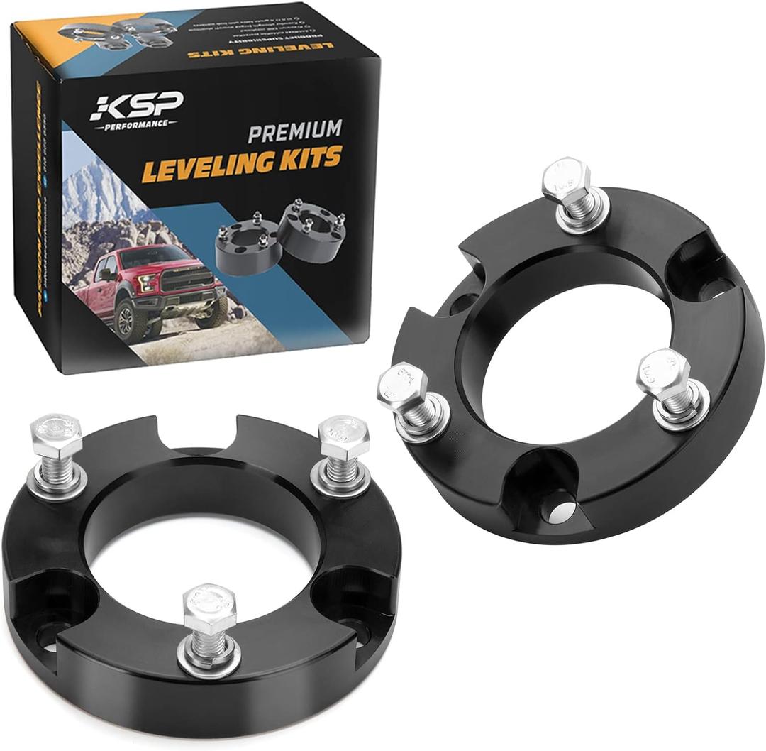 2" Leveling lift kits Fit for Tacoma, KSP 2 Inch Front Lift Strut Spacers for 2005-2023 Tacoma 2WD 4WD, 2003-2024 4Runner, 2007-2015 FJ Cruiser