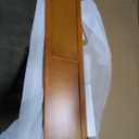 AFI Portland Full Wood Platform Bed with Footboard, Light Toffee