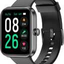 Smart Watch, Fitness Tracker Watch with Heart Rate Monitor, Sleep Tracker, 45mm Fitness Watch IP68 Waterproof Smartwatch for Women Men Step Counter Pedometer for iOS and Android Phones