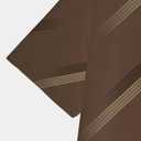 SOLY HUX Men's Short Sleeve Graphic Tees Crew Neck T Shirt Summer Casual Tops (Brown, L)