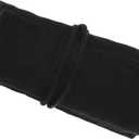 PATIKIL Handmade 72 Slots Roll Up Pencil Case, Canvas Pencil Wrap Pouch Pen Holder Organizer for Artist Drawing Coloring Sketching, Black